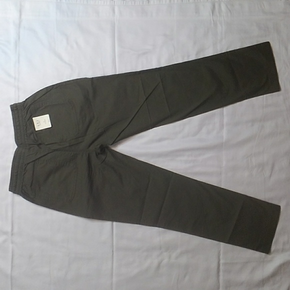 L.T.J. Letters to Juliet Olive Green High Waist Drawstring Cargo Joggers NWT - Picture 5 of 6